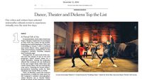 The New York Times - Weekend Roundup: Dance, Theater And Dickens Top The List 