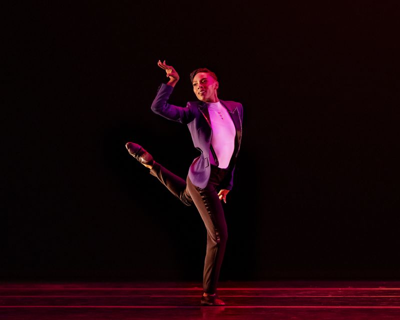 Alvin Ailey American Dance Theater's Samantha Figgins in Robert Battle's For Four, stage premiere