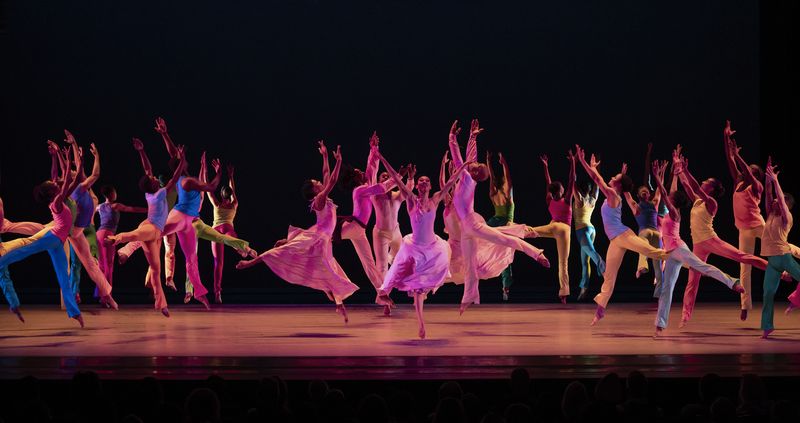 Alvin Ailey American Dance Theater in Alvin Ailey's Memoria with Ailey II and students of The Ailey School