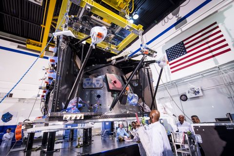 Northrop Grumman Team Successfully Completes Manufacturing of Optical Class Spacecraft Structure for NASA's James Webb Space Telescope