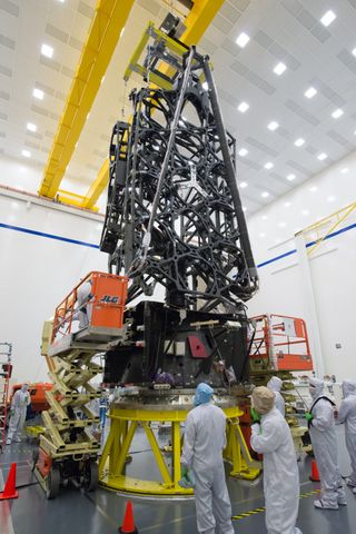 Photo Release -- Northrop Grumman Delivers Telescope Structure for NASA's James Webb Space Telescope 