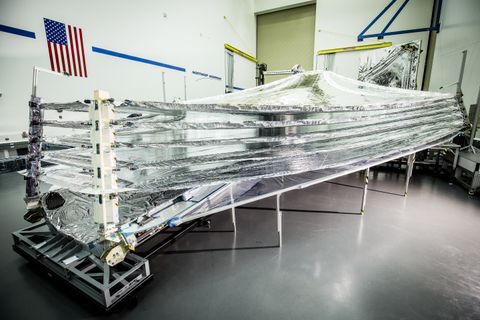 Photo Release -- First Sunshield Layer Completed for NASA's James Webb Space Telescope