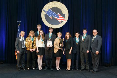 Photo Release -- Northrop Grumman Awards Scholarships to CyberPatriot VII Winners