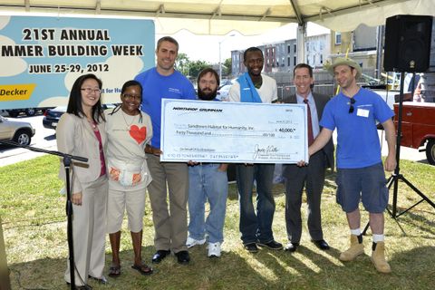 Northrop Grumman Donates $40,000 to Sponsor Sandtown Habitat