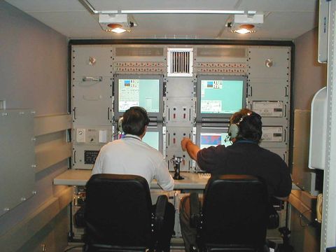 Interior of Fire scout