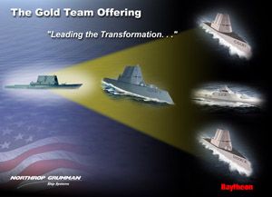 U.S. Navy Selects Northrop Grumman-Led Gold Team for DD(X) System Design Contract