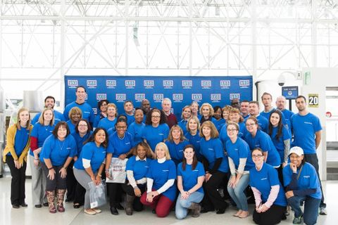 Northrop Grumman Assembles More than 1,000 USO Care Packages for Troops at BWI 