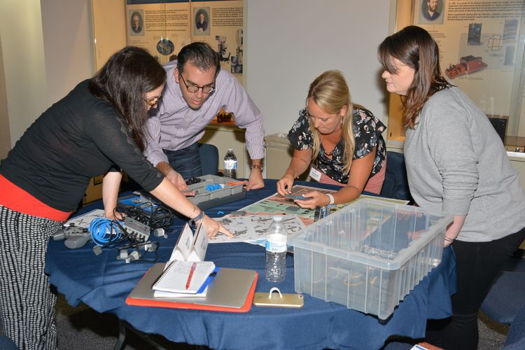 Northrop Grumman Foundation Teacher Academy 2017 ‘Teacher Fellows’ working with Northrop Grumman Global Corporate Citizenship on curriculum development at a Teacher Academy workshop. Northrop Grumman Foundation Teachers Academy Kicks Off Third Year of Helping Middle Level Educators Strengthen STEM Teaching and Learning