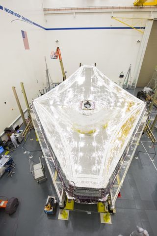 Sunshield Deployment and Layers Fully Tensioned on NASA’s James Webb Space Telescope