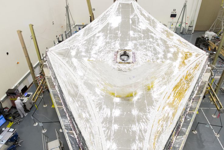 Sunshield Deployment and Layers Fully Tensioned on NASA’s James Webb Space Telescope