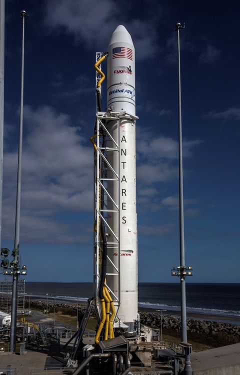 Antares on Pad 