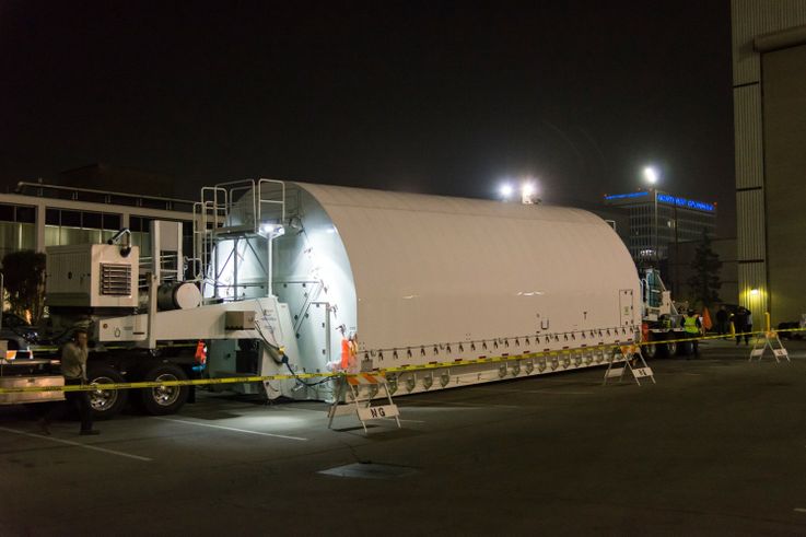 Combined Optics and Science Instruments of NASAs James Webb Space Telescope Arrive Safely at Northrop Grumman