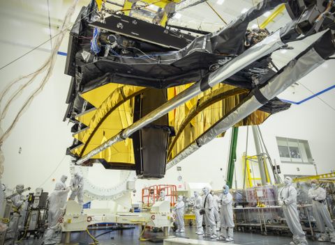 NASA’s James Webb Space Telescope Optics and Science Instruments in Northrop Grumman’s Clean Room
