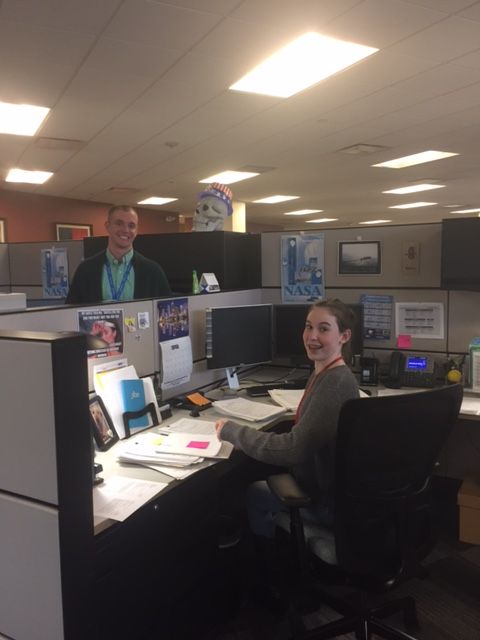 Emerson Williams working with Will Skinner in Corporate Recruiting Minnetonka MN