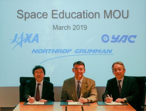 Northrop Grumman Signs Agreement with JAXA and Young Astronauts Club of Japan for Collaboration in Space Education