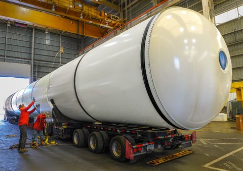 Northrop Grumman and NASA Donate Shuttle Boosters to California Science Center