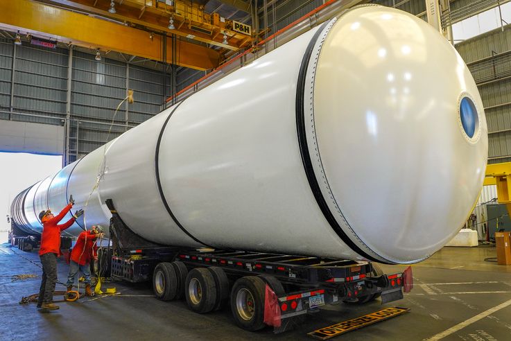 Northrop Grumman and NASA Donate Shuttle Boosters to California Science Center