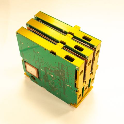 Each ThinSat is roughly the size of a slice of bread. (Image credit: Virginia Space)