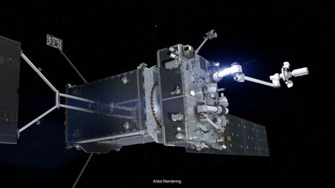 An artist's rendering of the Mission Robotic Vehicle.