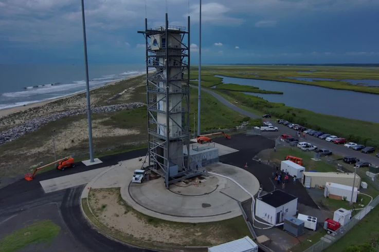 NRO L-129 Minotaur Aerial Shots [Medium]