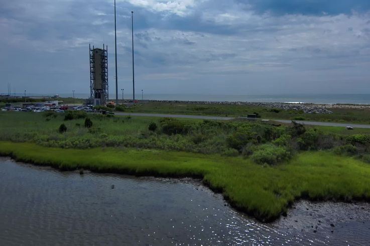 NRO L-129 Minotaur Aerial Shots [Wide]