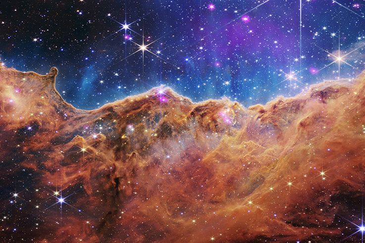 NASA's Chandra Adds X-ray Vision to Webb Images - Carina Nebula Composite