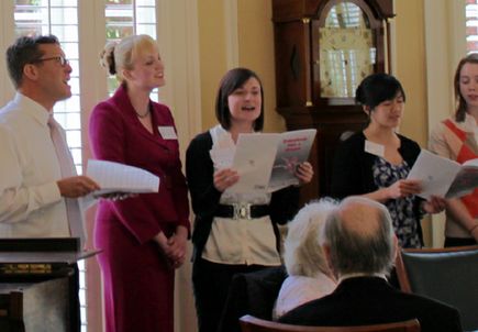 Alliance welcomes Billy, Ben and Josquin at Spring lunch