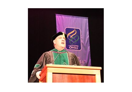 Hooding remarks from Dr. Joe Robertson