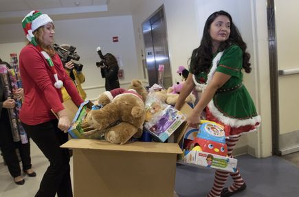 Spirit Mountain toy delivery