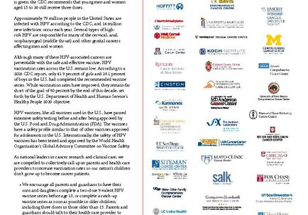 HPV Consensus Statement 2017