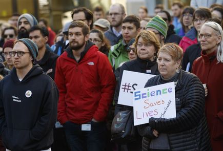 Graduate education rally