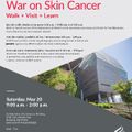 War on Skin Cancer Event Flyer