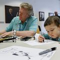 Cartoonists visit Doernbecher