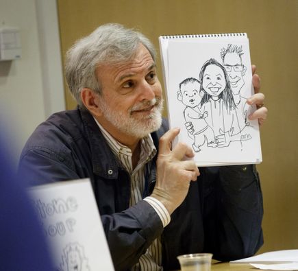 Cartoonists visit Doernbecher