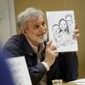 Cartoonists visit Doernbecher