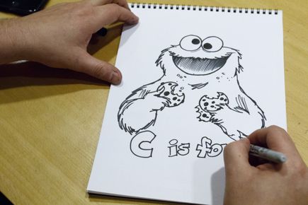 Cartoonists visit Doernbecher