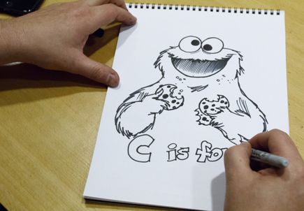 Cartoonists visit Doernbecher