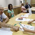 Cartoonists visit Doernbecher