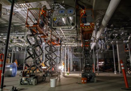 Knight Cancer Research construction