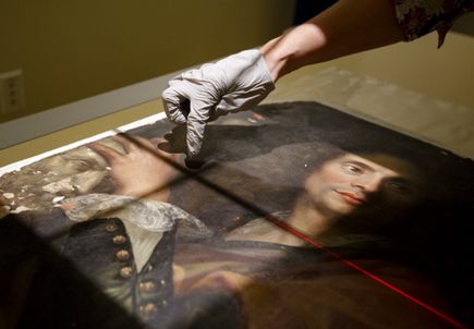 17th century painting X-ray