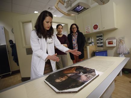 17th century painting X-ray