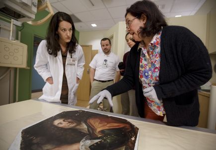 17th century painting X-ray