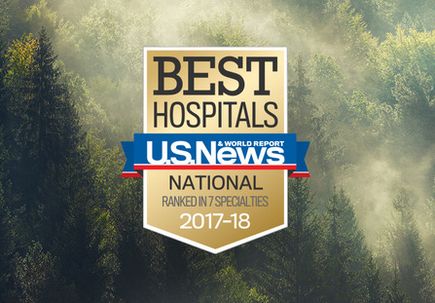 U.S. News names OHSU Hospital No. 1 in Oregon, ranks seven OHSU specialties among best in the nation