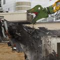 Demolition of the old School of Dentistry building