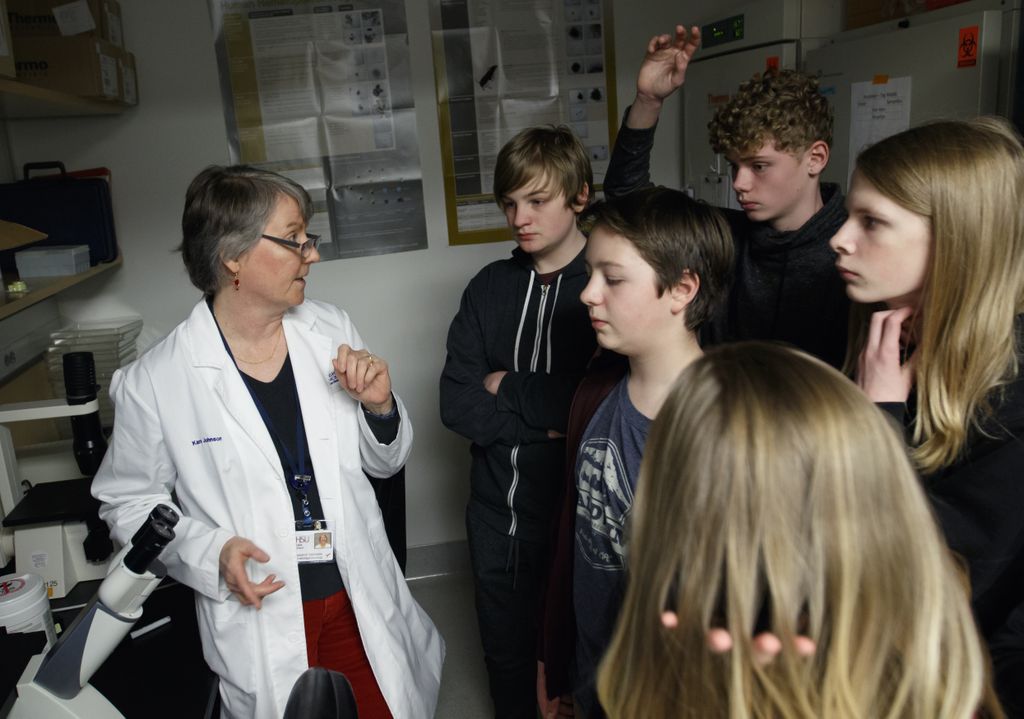 Creative Science School visits OHSU