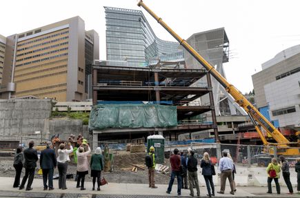 Elks Children’s Eye Clinic topping out event