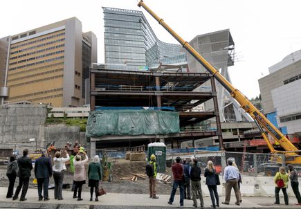 Elks Children’s Eye Clinic topping out event