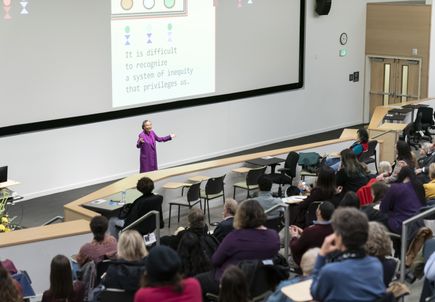 Dr. Camara Jones visits OHSU