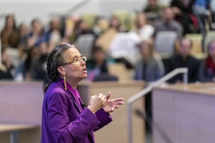 Dr. Camara Jones visits OHSU