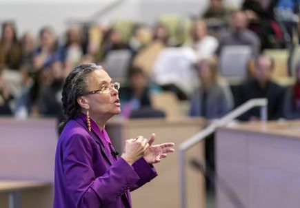 Dr. Camara Jones visits OHSU